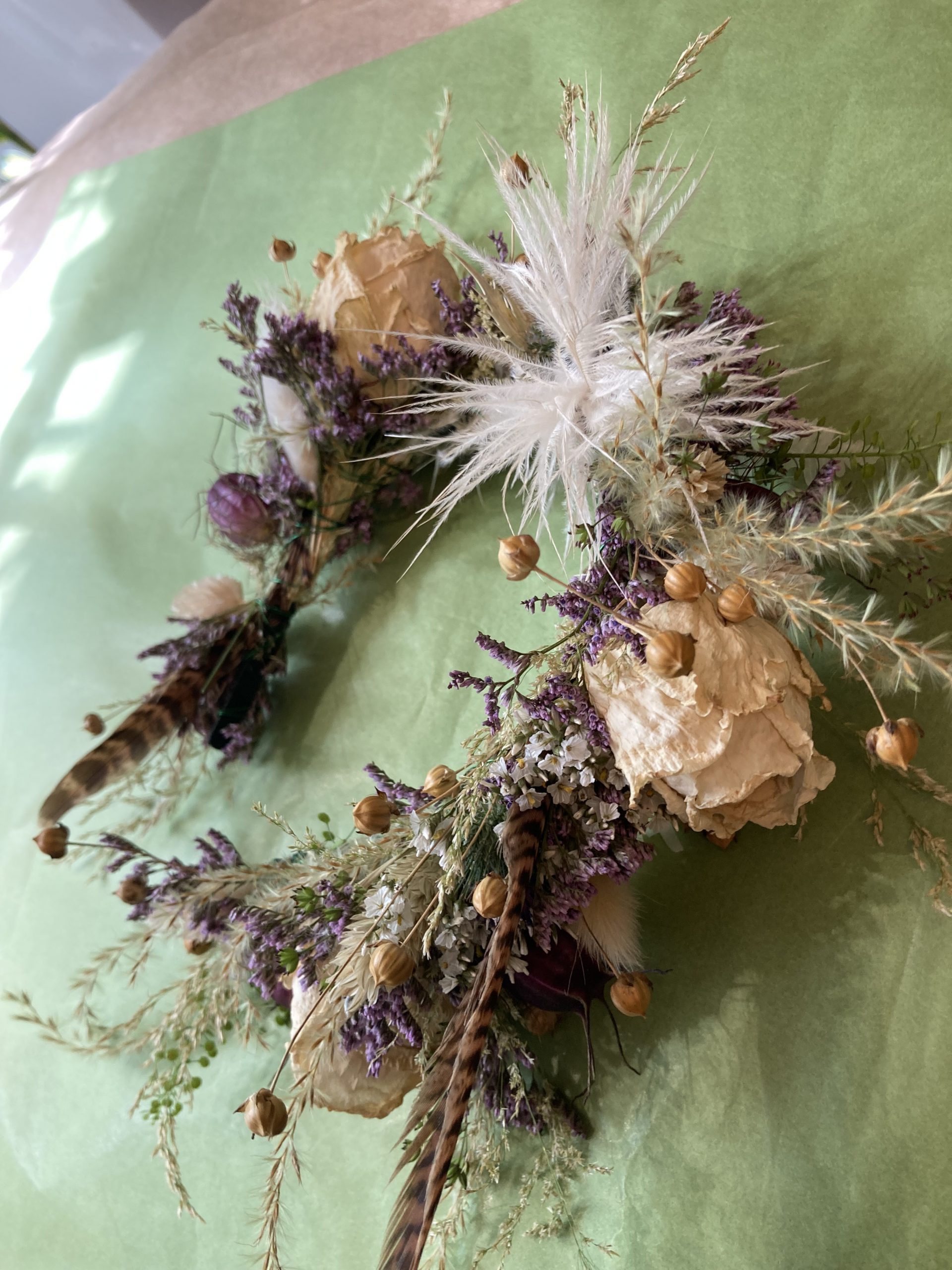 Floral arrangement detail