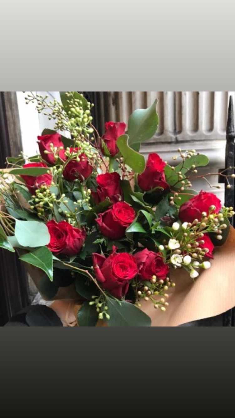Romantic rose bouquet